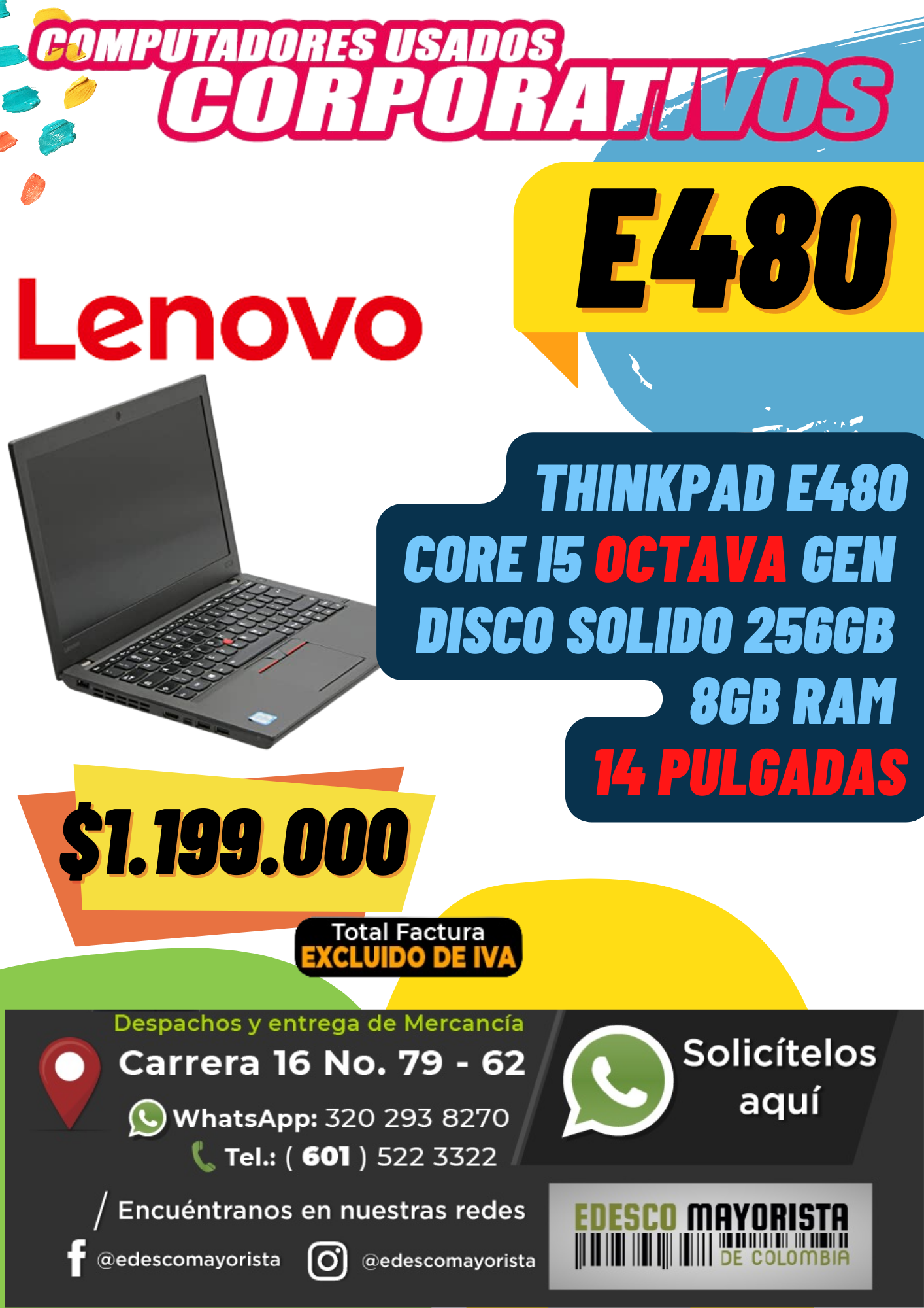 Lenovo E480 Core i5